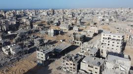 صور جوية تظهر الدمار في مدينة غزة (1)