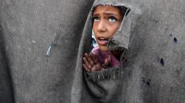 طفل نازح في غزة