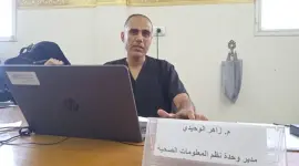 م. زاهر الوحيدي مدير مركز المعلومات الصحية بوزارة الصحة في غزة