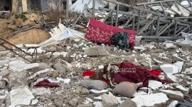 وداع شهداء سقوط الخيمة غرب غزة (7).jpeg