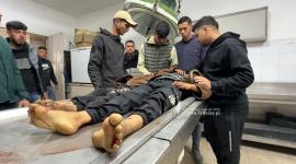 وداع 5 شهداء بينهم ثلاثة أطفال ارتقوا فى قصف صهيونى على مدينة بيت لاهيا (13).jpeg