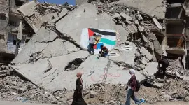 رسم علم فلسطين