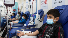 مرضى الثلاسميا في غزة