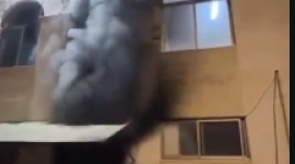 مستوطنون يحرقون مسجداً في رام الله