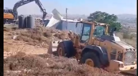 هدم تجمع الكعابنة شرق القدس.PNG