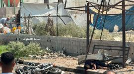 إصابة شخصين باستهداف درجاة نارية قرب مستشفى شهداء الأقصى.jpeg