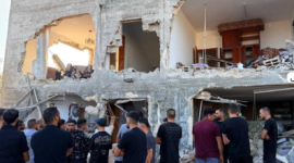 المنزل المدمر في عقربا