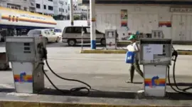محطة وقود في غزة..