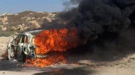 استهداف سيارة مدنية بغزة