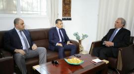 ابو عمرو يطلع الامن المصري على جهود المصالحة