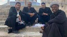 الافريقي شهيد تكالا في مدينة القدس