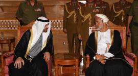 سلطان عمان وولي عهد محمد بن زايد