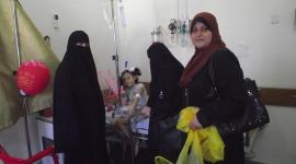 العمل النسائي في زيارة لمستشفى الرنتيسي