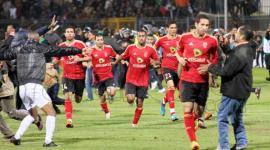 جمهور بور سعيد يلاحق نجوم الأهلي