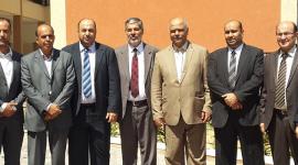 هيئة الجودة تزور جامعة الإسراء بغزة 