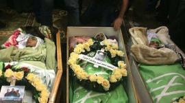 آلاف الفلسطينيين يشيعون جثامين شهداء الأقصى بأم الفحم