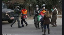 اعتقال مسعف فلسطيني من قبل قوات الاحتلال الاسرائيلي.JPG