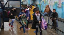 أمطار الشتاء في غزة