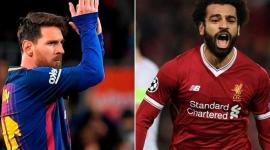 محمد صلاح و ليونيل ميسي