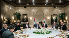 لقاء بين الرئيس عباس والملك الأردني عبدالله الثاني 