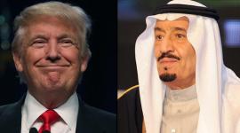 الملك السعودي وترامب