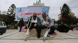 جرحى فلسطينيين