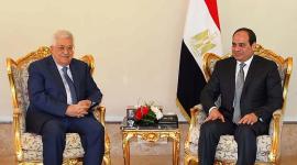 الرئيس محمود عباس والرئيس المصري عبد الفتاح السيسي