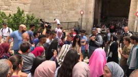 وقفة تضامنيةمع الاسرى في القدس