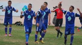 فرحة لاعبي شباب رفح