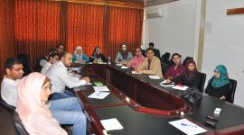 جانب من الدورة التدريبية في غزة