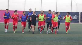 جانب من تدريبات المنتخب الوطني