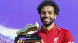 محمد صلاح يحصل على الحذاء الذهبي 