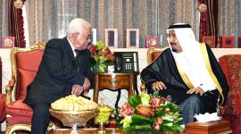 عباس وملك السعودية