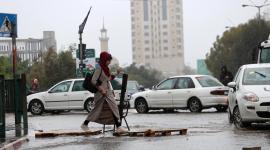 أمطار الشتاء في غزة دوار السرايا "أرشيفية"
