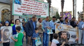 وقفة تضامنية مع الشيخ خضر عدنان