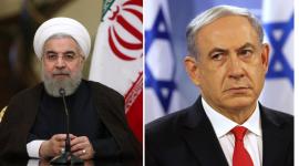نتنياهو والرئيس الإيراني حسن روحاني