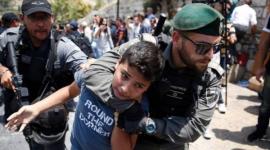 صورة تعبيرية خلال اعتقال احد الأطفال