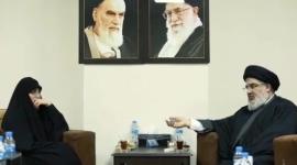 لقاء السيد حسن نصر الله وزينب سليماني