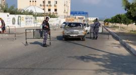صورة لاحد الحواجز الأمنية