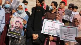 وقفة تضامنية مع الاسير ماهر الاخرس