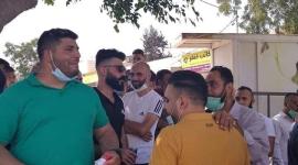 نابلس: أصحاب محلات الحلاقة يحتجون على استمرار إغلاق المدينة