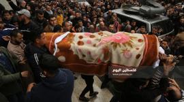 تشيع جثامين شهداء حريق النصيرات وسط حالة من الحزن (13).JPG