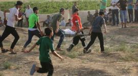 مسيرة العودة على حدود القطاع بعد مرور 100 يوم على المسيرة  (18).JPG