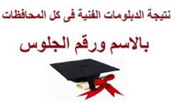 نتيجة الدور الثانى الدبلومات الفنية ٢٠١٩ البوابة الحكومة المصرية