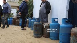 أزمة الغاز في قطاع غزة رغم الحديث عن إدخاله (3).JPG
