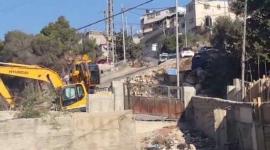 جرافات الاحتلال في الضفة المحتلة (ارشيف)