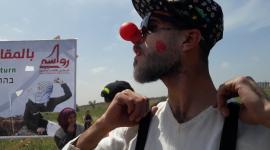 مهرج فلسطيني في غزة