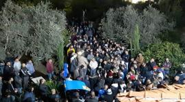 صورة من أمام منزل الشهيد نعالوة