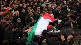 تشيع جثامين شهداء حريق النصيرات وسط حالة من الحزن (17).JPG