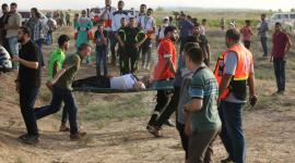 مسيرة العودة على حدود القطاع بعد مرور 100 يوم على المسيرة  (17).JPG